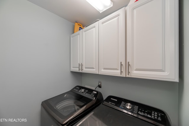 1403 Kenton Way, Knoxville, TN 37922 - laundry room featuring cabinet space and washing machine and clothes dryer
