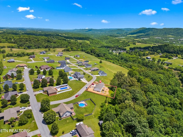 136 Dudley Ln, Tazewell, TN 37879 - view of property location with a forest and property parcel outlined