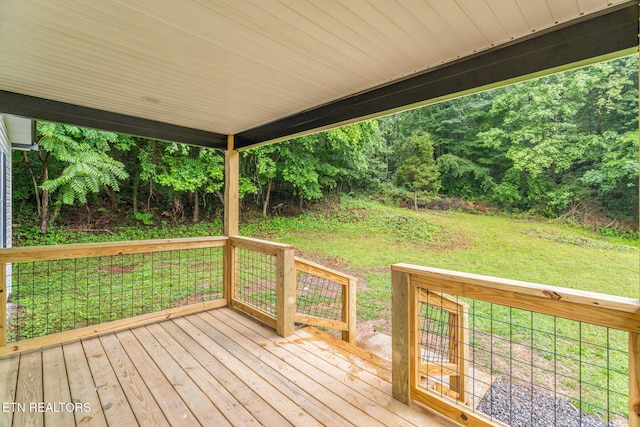 600 N Trinity Ave, Rockwood, TN 37854 - deck with a lawn