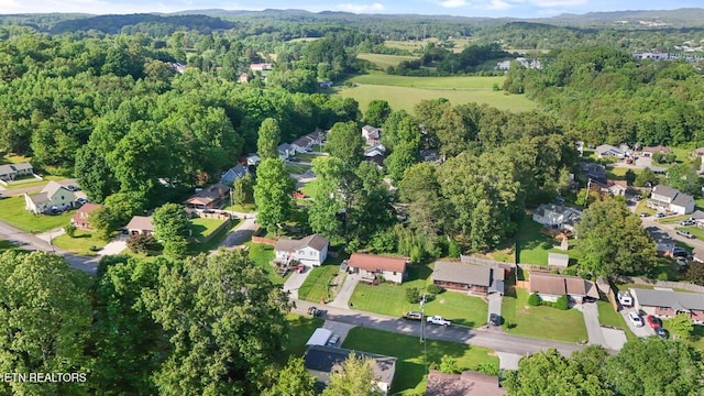 233 Doe Run Blvd, Clinton, TN 37716 - view of property location with a heavily wooded area and nearby suburban area