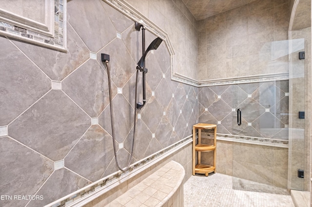 759 Indian Mountain Rd, Jellico, TN 37762 - full bathroom with a stall shower
