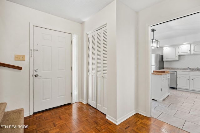 8707 Olde Colony Trl Unit 17, Knoxville, TN 37923 - entrance foyer with baseboards and stairs