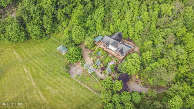 1309 Licklog Hollow Rd, Sevierville, TN 37876 - aerial view of property and surrounding area