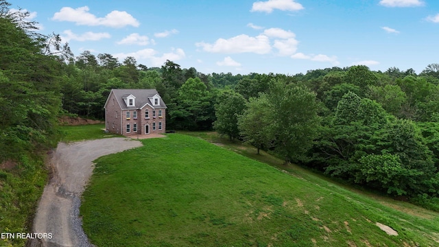 4914 Circle Rd, Corryton, TN 37721 - view from above of property with a heavily wooded area