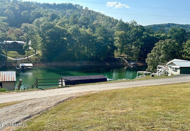 645 Blue Springs Rd, Speedwell, TN 37870 - water view featuring a heavily wooded area