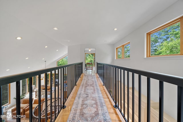1907 Oakwood Rd, Walland, TN 37886 - hall with recessed lighting and light wood finished floors