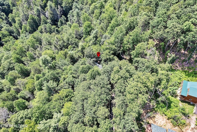 2941 Valley Springs Way, Sevierville, TN 37862 - aerial view of property's location featuring a heavily wooded area