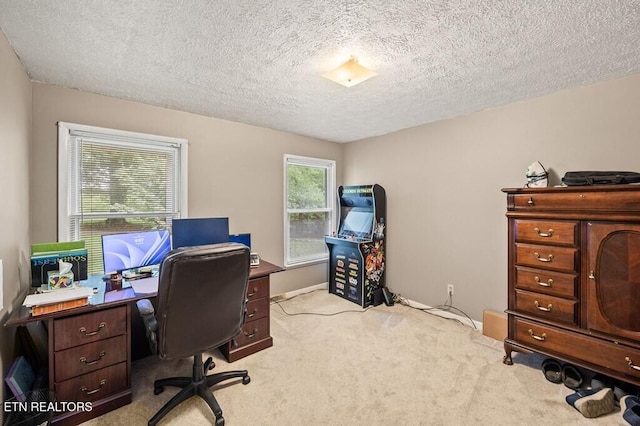 1000 Burgess Mills Rd, Cookeville, TN 38506 - office with carpet floors and a textured ceiling