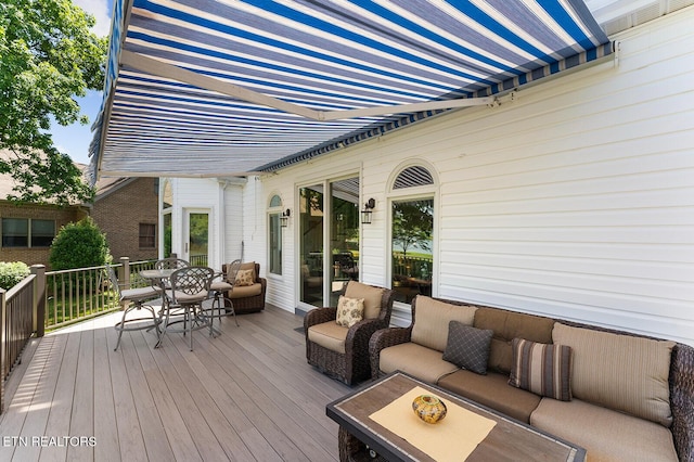 105 Gogeyi Trl, Vonore, TN 37885 - deck with outdoor dining area and outdoor lounge area