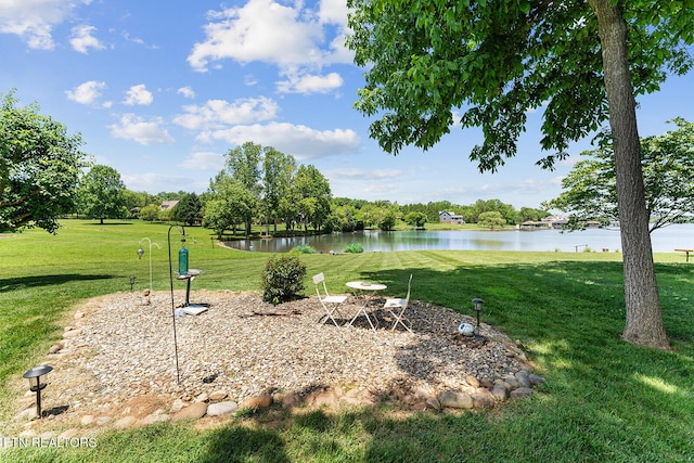 105 Gogeyi Trl, Vonore, TN 37885 - view of grassy yard featuring a water view