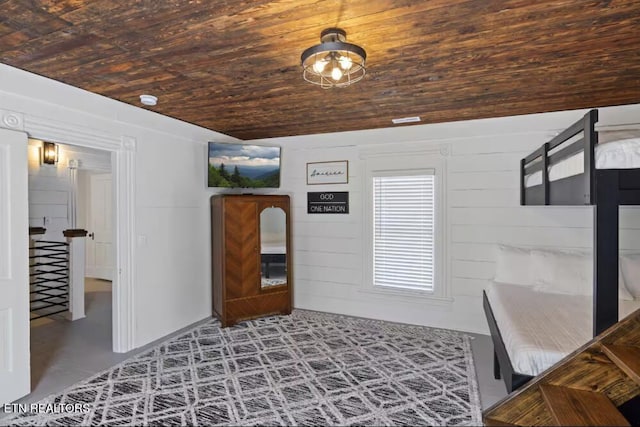 525 S Carter School Rd, Strawberry Plains, TN 37871 - unfurnished office with wood ceiling