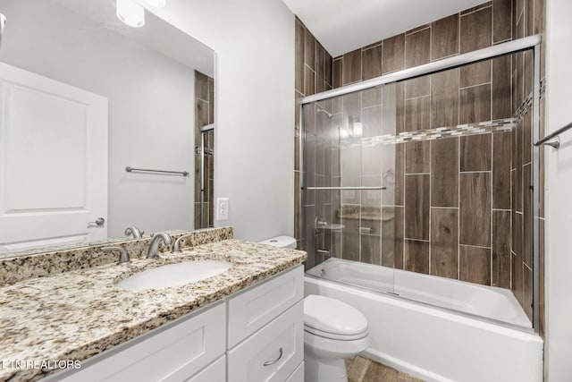 115 Tsuhdatsi Way, Loudon, TN 37774 - bathroom with toilet, vanity, and shower / bath combination with glass door
