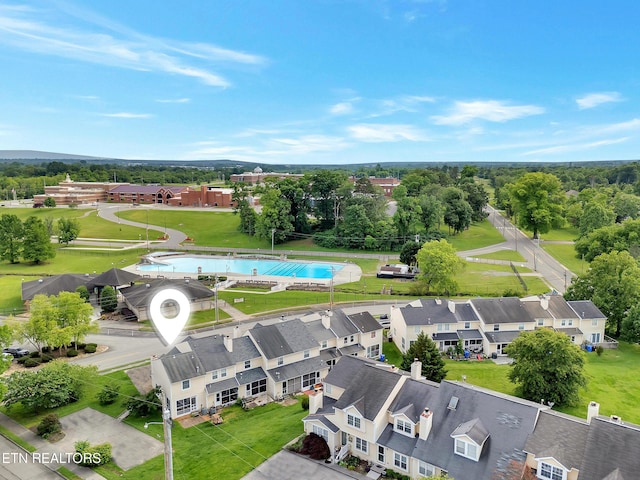 633 Vose Rd Unit G, Alcoa, TN 37701 - bird's eye view of a pool