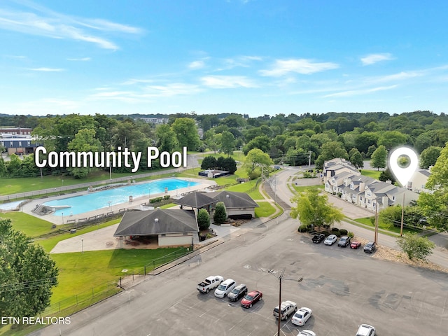633 Vose Rd Unit G, Alcoa, TN 37701 - drone / aerial view of a pool