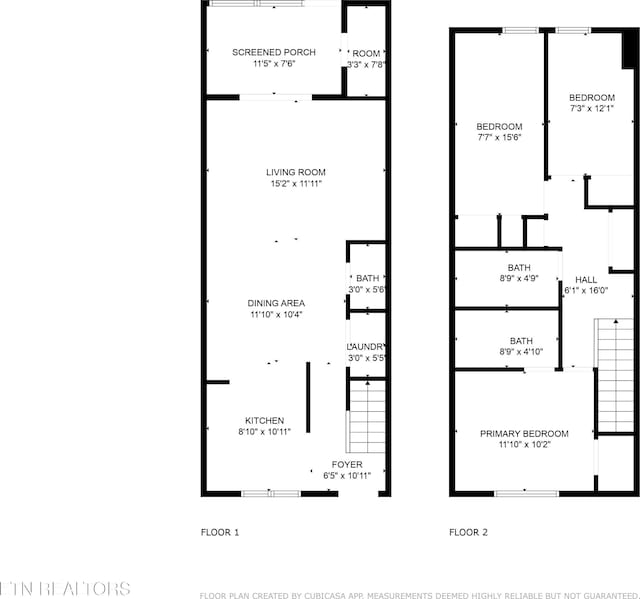 633 Vose Rd Unit G, Alcoa, TN 37701 - home floor plan