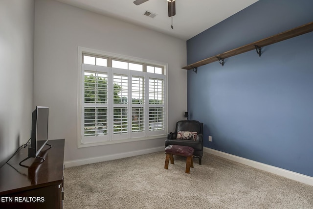 220 Tommotley Dr, Loudon, TN 37774 - unfurnished room with ceiling fan, carpet floors, and baseboards
