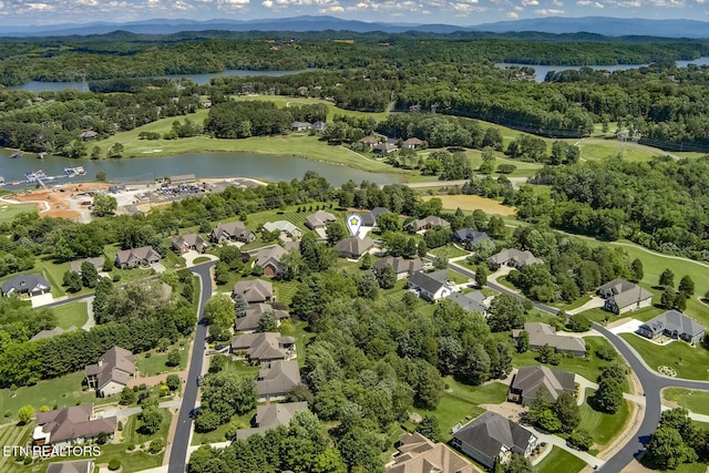 220 Tommotley Dr, Loudon, TN 37774 - view of property location featuring a large body of water, nearby suburban area, and a heavily wooded area
