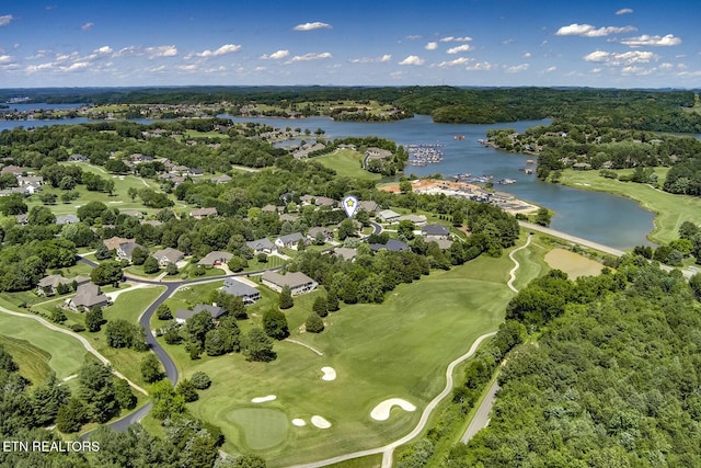 220 Tommotley Dr, Loudon, TN 37774 - aerial view of residential area with a large body of water and a local golf course