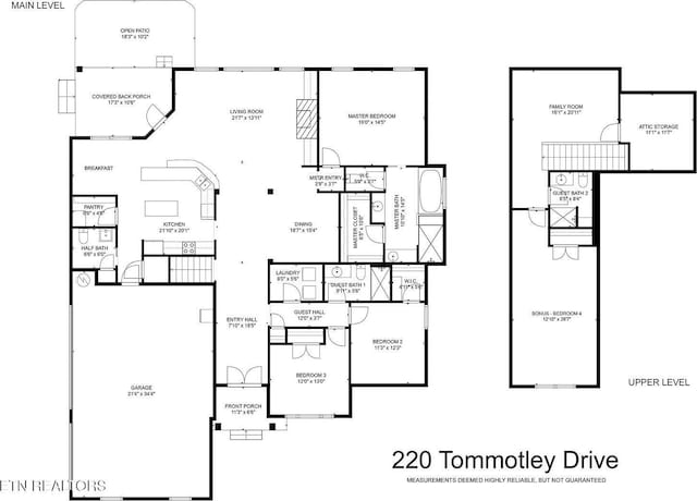 220 Tommotley Dr, Loudon, TN 37774 - property floor plan