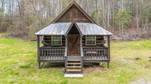 2009 Tellico Reliance Rd, Reliance, TN 37369 - view of outdoor structure with a wooded view