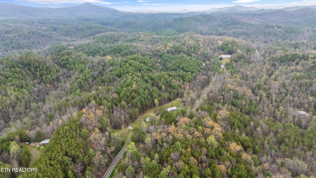 2009 Tellico Reliance Rd, Reliance, TN 37369 - view of property location with a heavily wooded area and a mountainous background