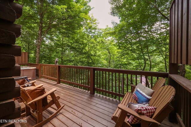 556 Wildwood Forest Way, Sevierville, TN 37876 - view of wooden deck