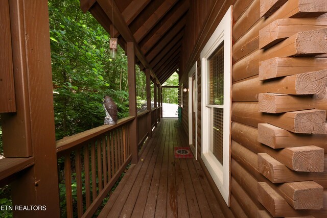 556 Wildwood Forest Way, Sevierville, TN 37876 - view of wooden terrace