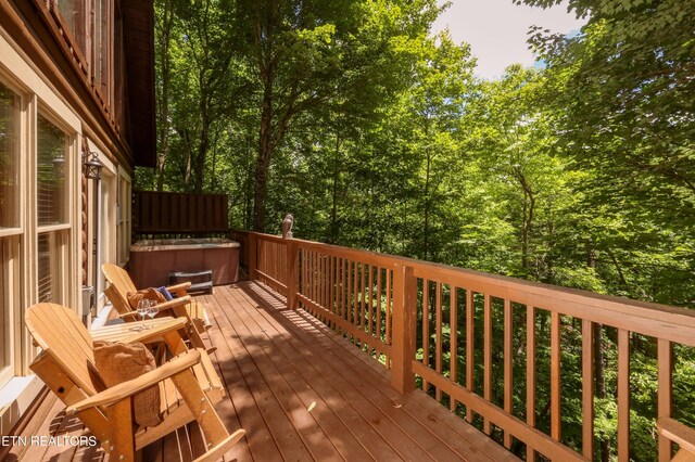 556 Wildwood Forest Way, Sevierville, TN 37876 - view of wooden deck
