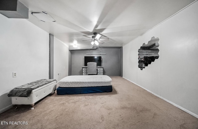 441 Morton Rd, Lafollette, TN 37766 - bedroom with carpet and ceiling fan