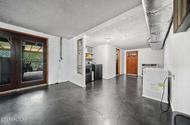 441 Morton Rd, Lafollette, TN 37766 - garage featuring french doors and baseboards