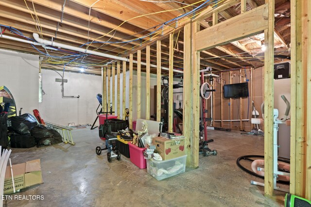 376 Old Holderford Rd, Kingston, TN 37763 - view of unfinished basement