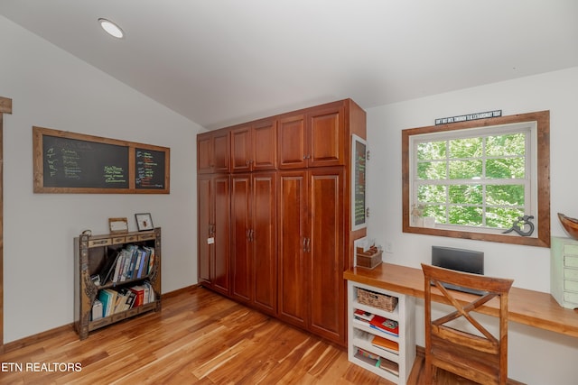 1932 Duncan Rd, Knoxville, TN 37919 - office space featuring light wood-style flooring, lofted ceiling, and recessed lighting