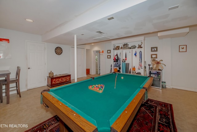 1932 Duncan Rd, Knoxville, TN 37919 - recreation room with billiards table and recessed lighting