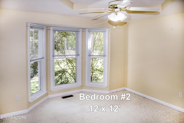 247 Lakeview Dr, Crossville, TN 38558 - carpeted spare room featuring ceiling fan, healthy amount of natural light, and baseboards