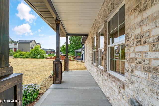 1287 Lori Ellen Ct, Sevierville, TN 37876 - view of patio / terrace featuring a residential view