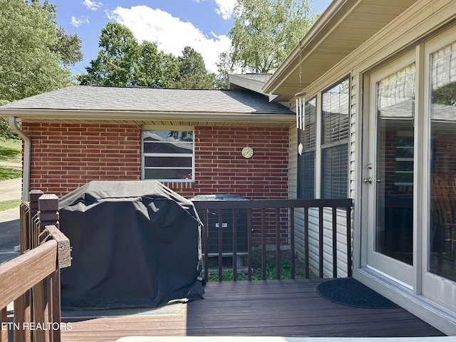 762 Commanche Dr, Jefferson City, TN 37760 - wooden deck featuring grilling area