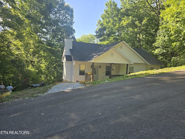 3238 Four M Cir, Kodak, TN 37764 - view of front facade featuring a chimney