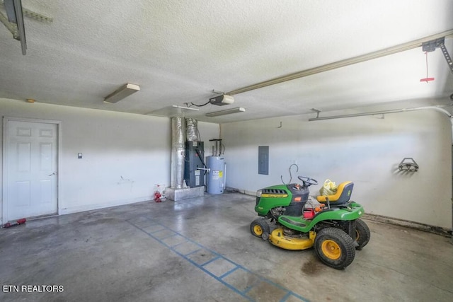 1117 Worthington Blvd, Maryville, TN 37801 - garage with a garage door opener, electric water heater, and electric panel