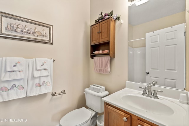 7830 Thomas Henry Way, Knoxville, TN 37938 - bathroom featuring toilet, vanity, and a shower