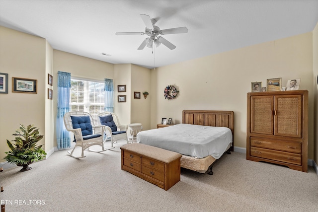 7830 Thomas Henry Way, Knoxville, TN 37938 - carpeted bedroom featuring baseboards and a ceiling fan