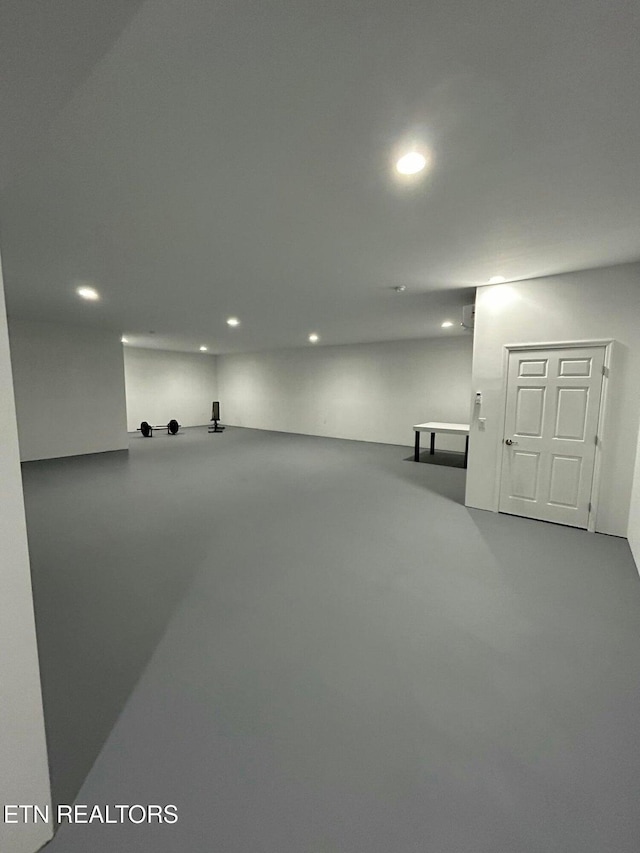 2115 Riverview Dr, Dandridge, TN 37725 - below grade area featuring recessed lighting