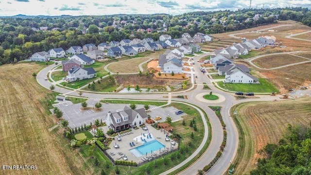 349 Ivey Farms Ln, Farragut, TN 37934 - view of property location with a pool and nearby suburban area
