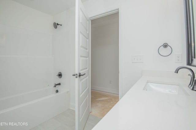349 Ivey Farms Ln, Farragut, TN 37934 - full bathroom with shower / bathtub combination, vanity, and tile patterned flooring