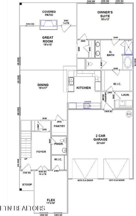 349 Ivey Farms Ln, Farragut, TN 37934 - view of room layout