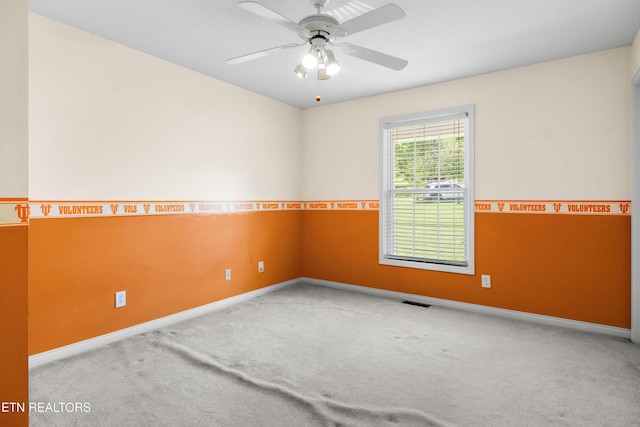 178 Scenic Hill Ln, Lenoir City, TN 37771 - carpeted empty room with ceiling fan and baseboards