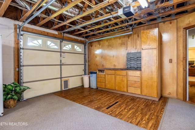 178 Scenic Hill Ln, Lenoir City, TN 37771 - garage featuring wood walls
