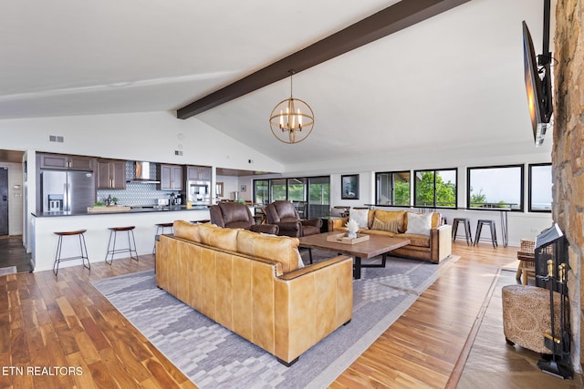 2940 Tower Rd, Sevierville, TN 37876 - living area featuring a chandelier and light wood-style floors