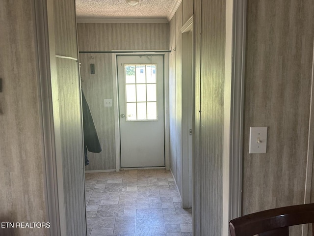 3101 Watson Rd, Loudon, TN 37774 - entryway featuring light stone finish floors, crown molding, and baseboards