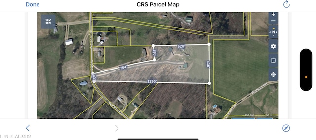 3101 Watson Rd, Loudon, TN 37774 - map of property location featuring property parcel outlined