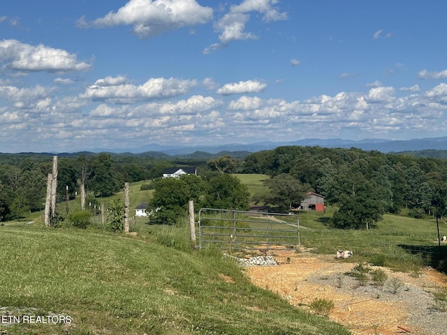 3101 Watson Rd, Loudon, TN 37774 - view of mountain backdrop featuring rural landscape and a heavily wooded area